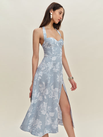 petites tala linen dress