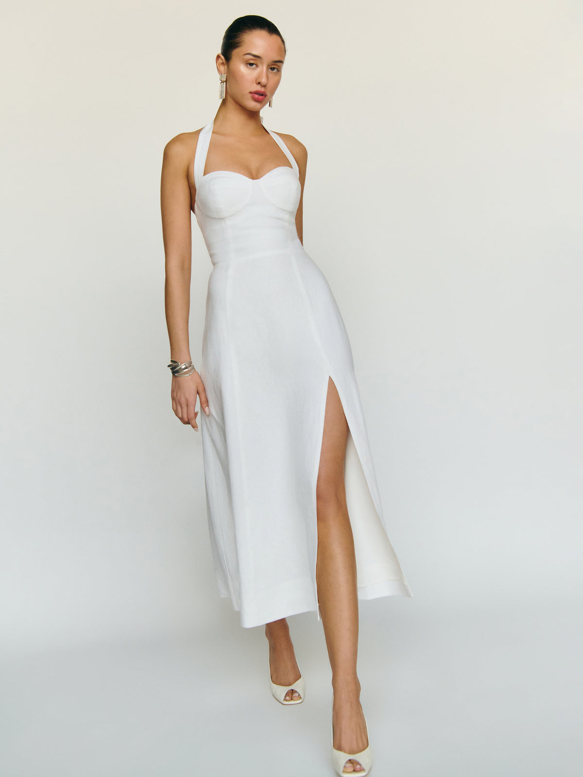 petites tala linen dress