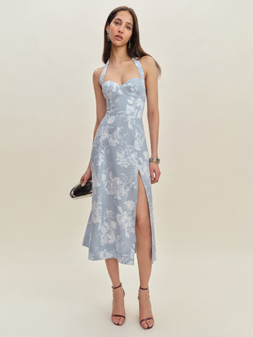 petites tala linen dress