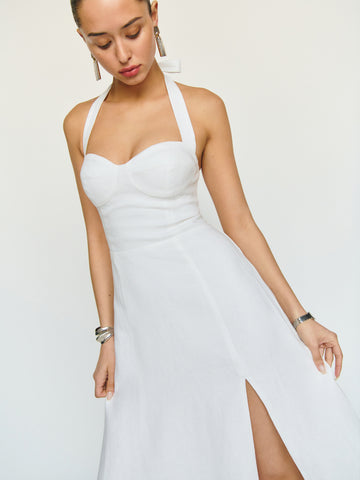 petites tala linen dress