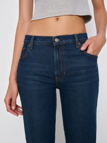 sharon stretch mid rise bootcut jeans