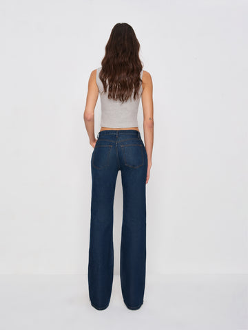 sharon stretch mid rise bootcut jeans