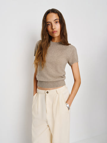 darcy cashmere tee