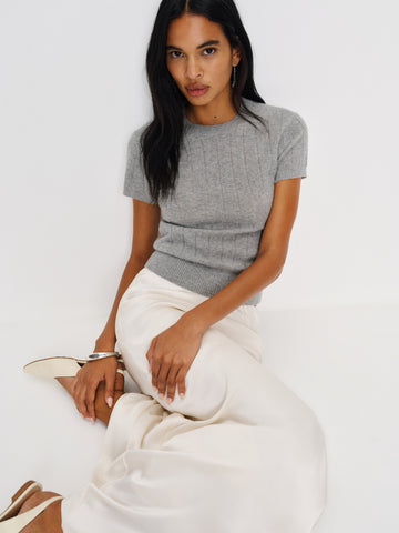 darcy cashmere tee