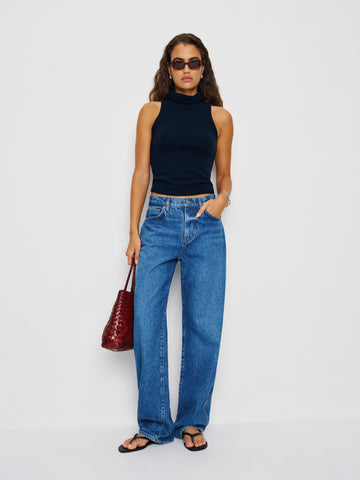 marcy cashmere turtleneck tank