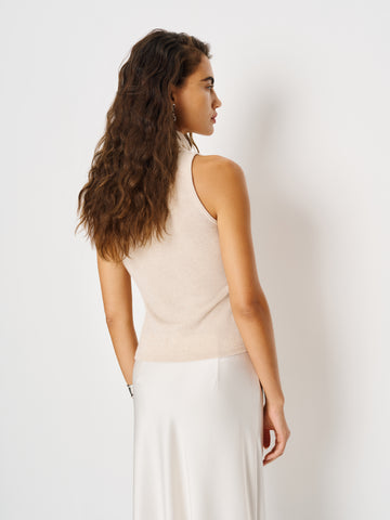 marcy cashmere turtleneck tank