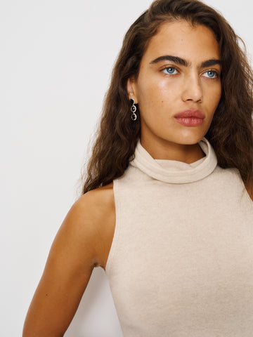 marcy cashmere turtleneck tank