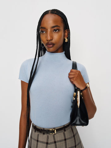 harvest thread cashmere mock neck