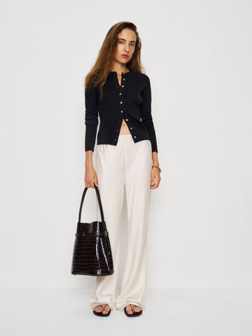 farren cashmere crew cardigan