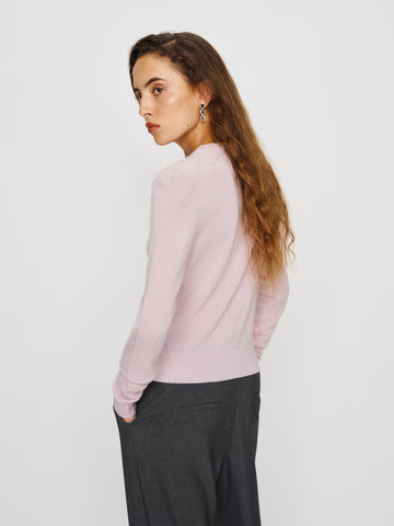 farren cashmere crew cardigan
