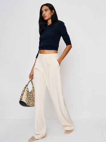 lian cashmere crew sweater