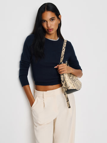 lian cashmere crew sweater