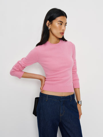 lian cashmere crew sweater
