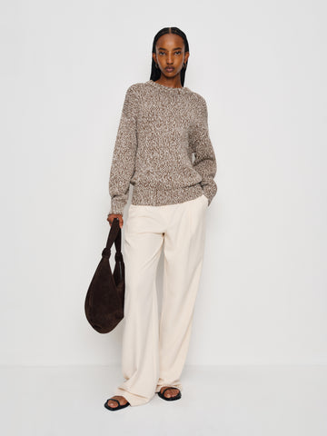 finley oversized cotton crew