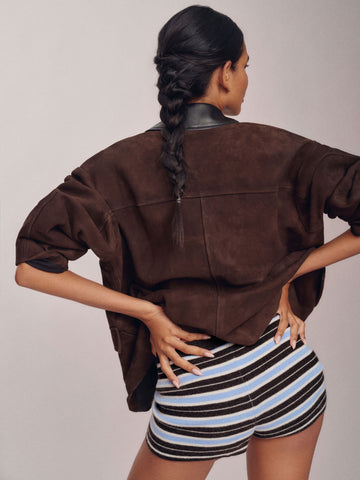 effie cashmere micro short