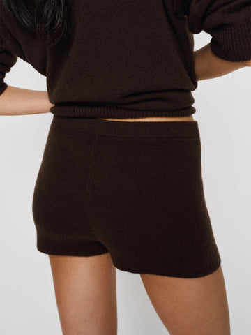 effie cashmere micro short