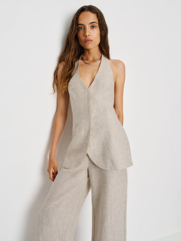 clove linen two piece