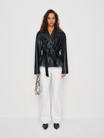veda jaden cropped trench
