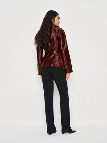 veda jaden cropped trench
