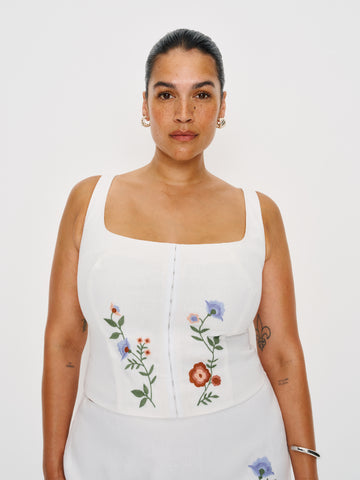juliet linen top es