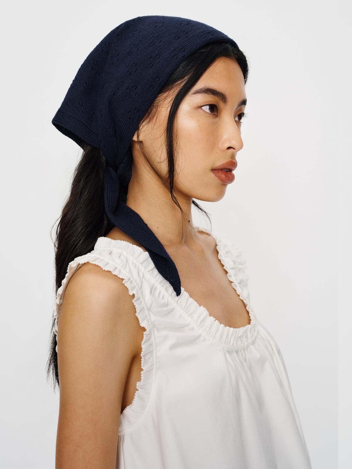 goldie cashmere blend triangle scarf