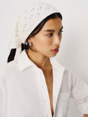 goldie cashmere blend triangle scarf