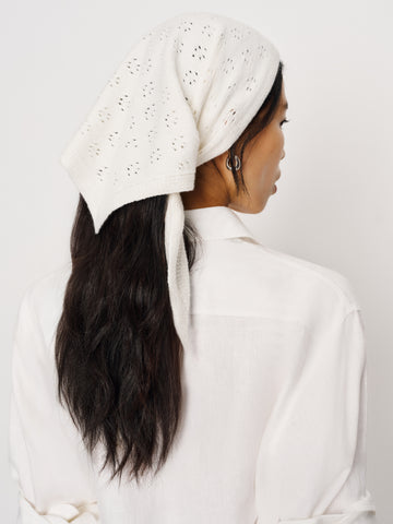 goldie cashmere blend triangle scarf