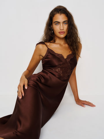 serafina silk dress