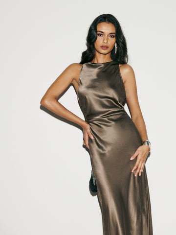 petites anaiis silk dress