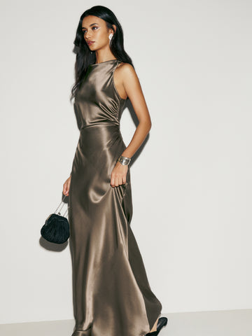 petites anaiis silk dress