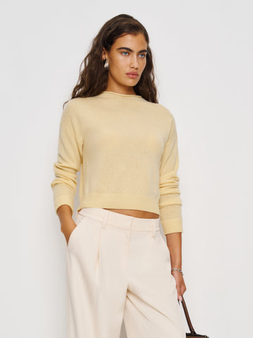 monique cashmere mockneck