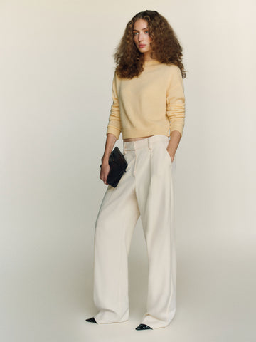 monique cashmere mockneck