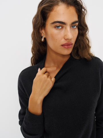 monique cashmere mockneck