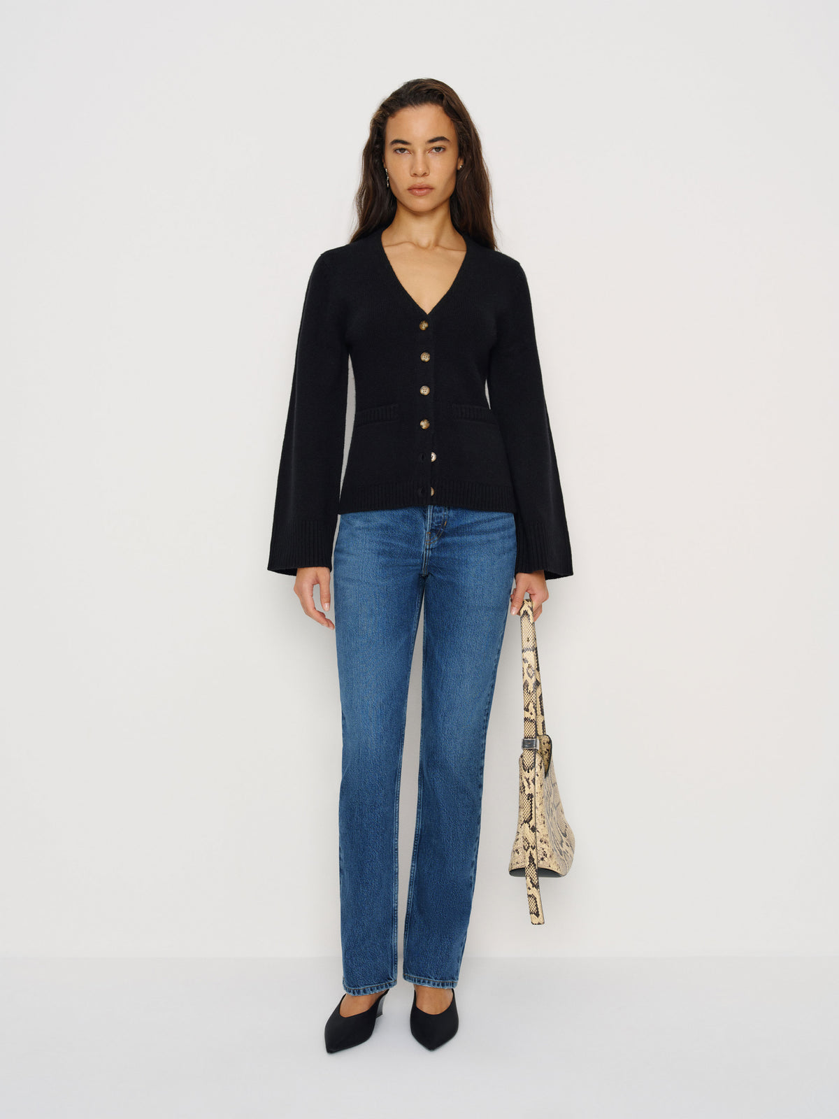 holden regenerative wool cardigan