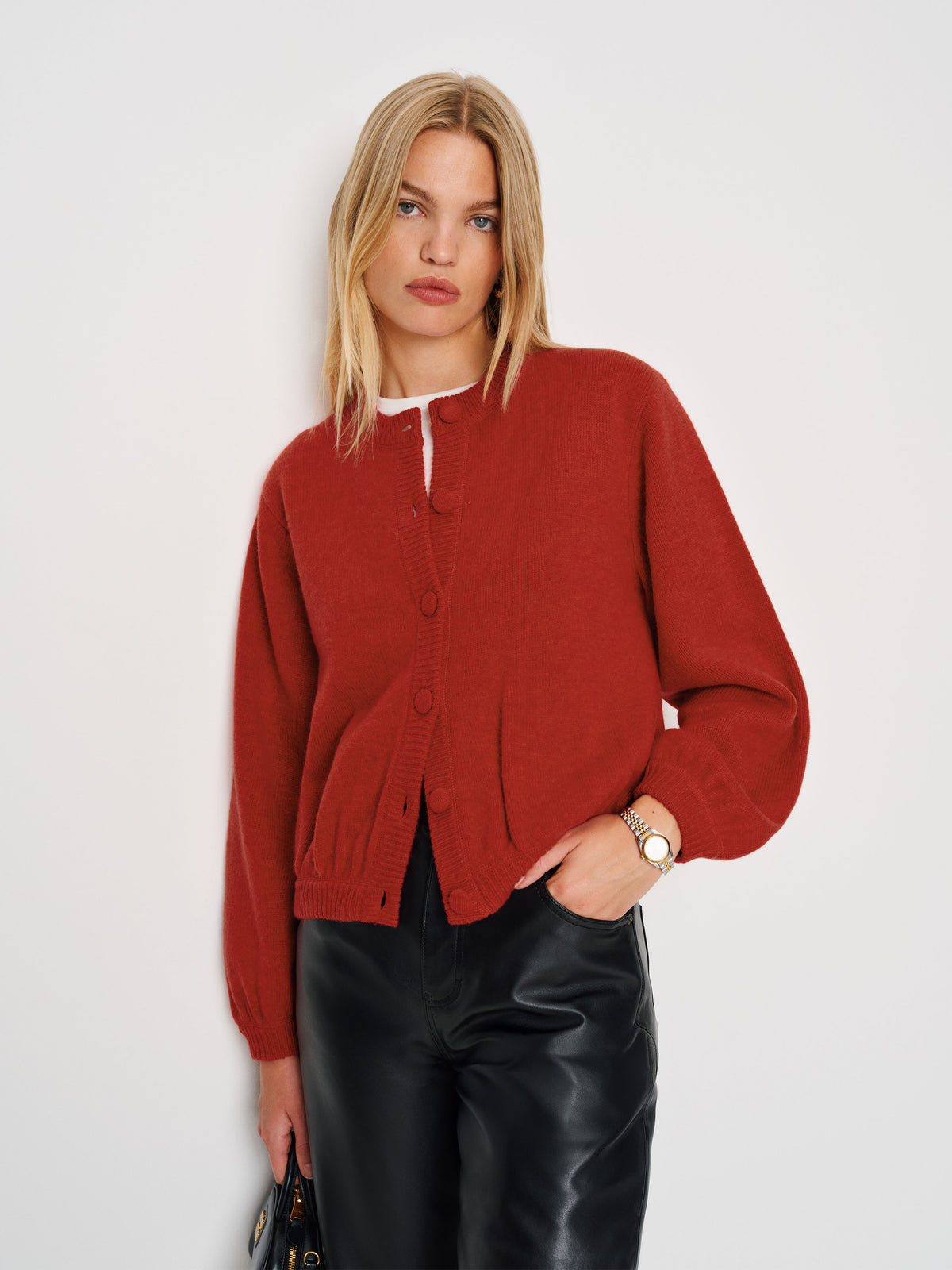 cobel regenerative wool cardigan