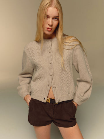 cobel regenerative wool cardigan