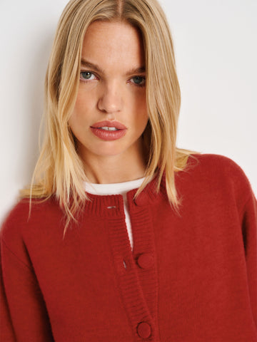 cobel regenerative wool cardigan