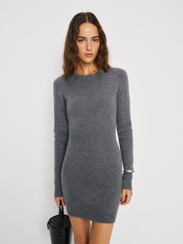 walker cashmere crew dress