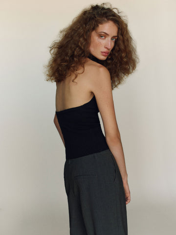 leni cashmere halter