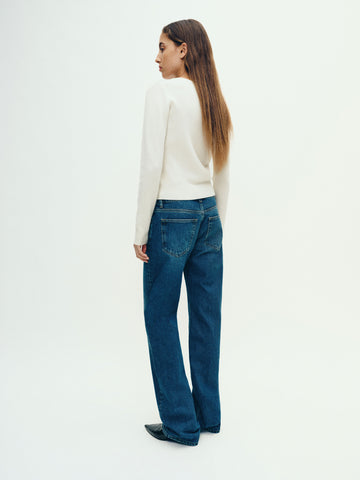 lowen regenerative wool embroidered cardigan