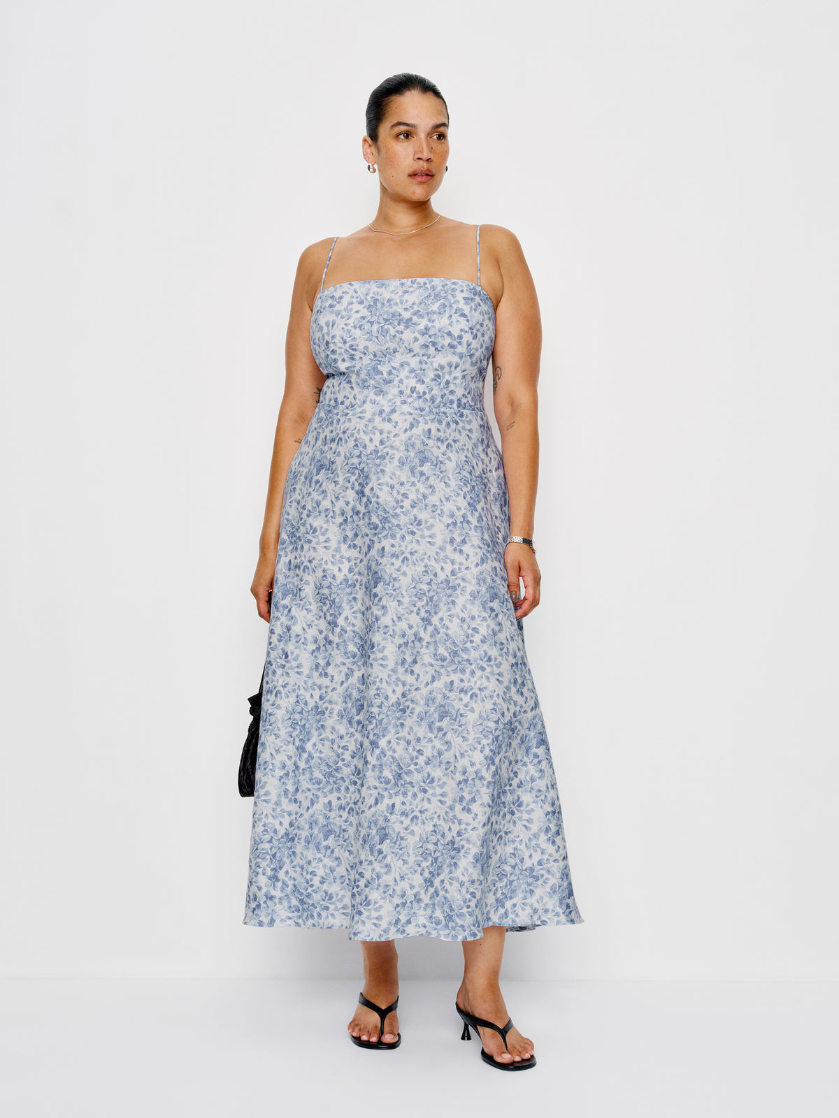 monette linen dress es