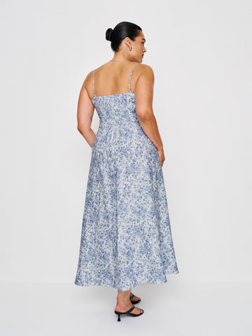 monette linen dress es