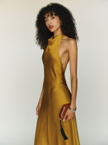 kaylah silk dress