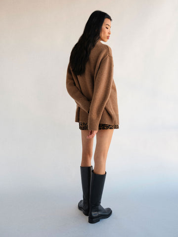 jo regenerative wool oversized crew