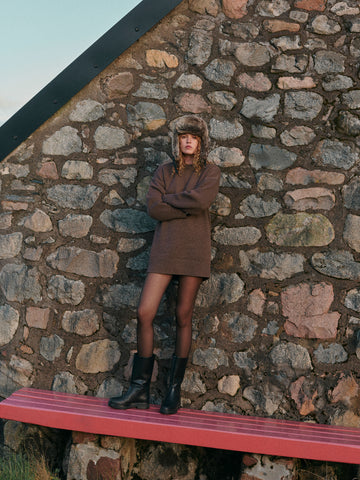 laurence regenerative wool sweater dress