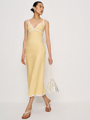 petites sara linen dress