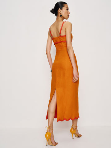 petites sara linen dress