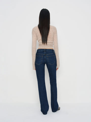 jade low rise straight leg jeans