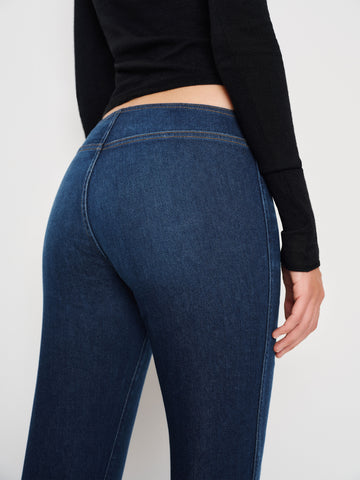 naomi super stretch low rise bootcut jeans