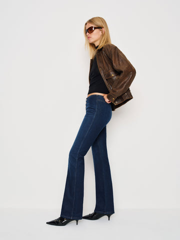 naomi super stretch low rise bootcut jeans